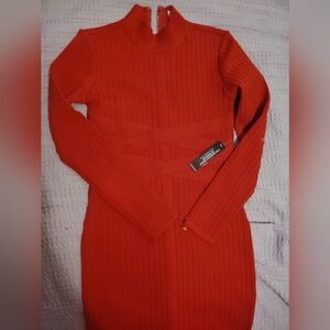 VENUS Bold Scarlet Knit Dress